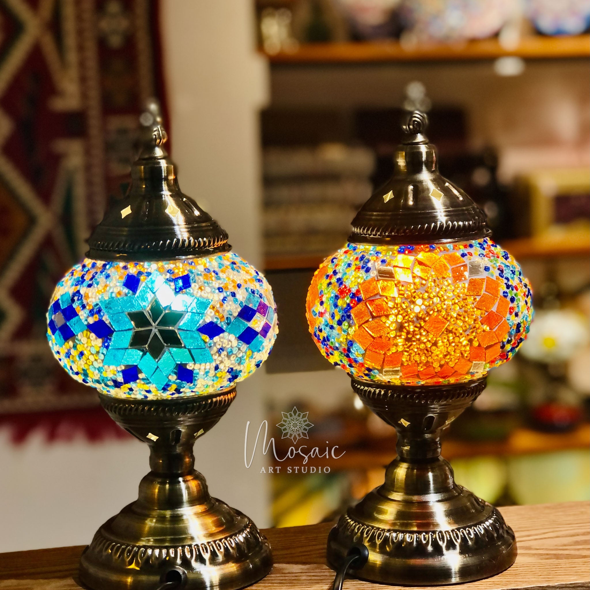 Illuminate Your Meditation Space with the Warm Glow of Turkish Lamps