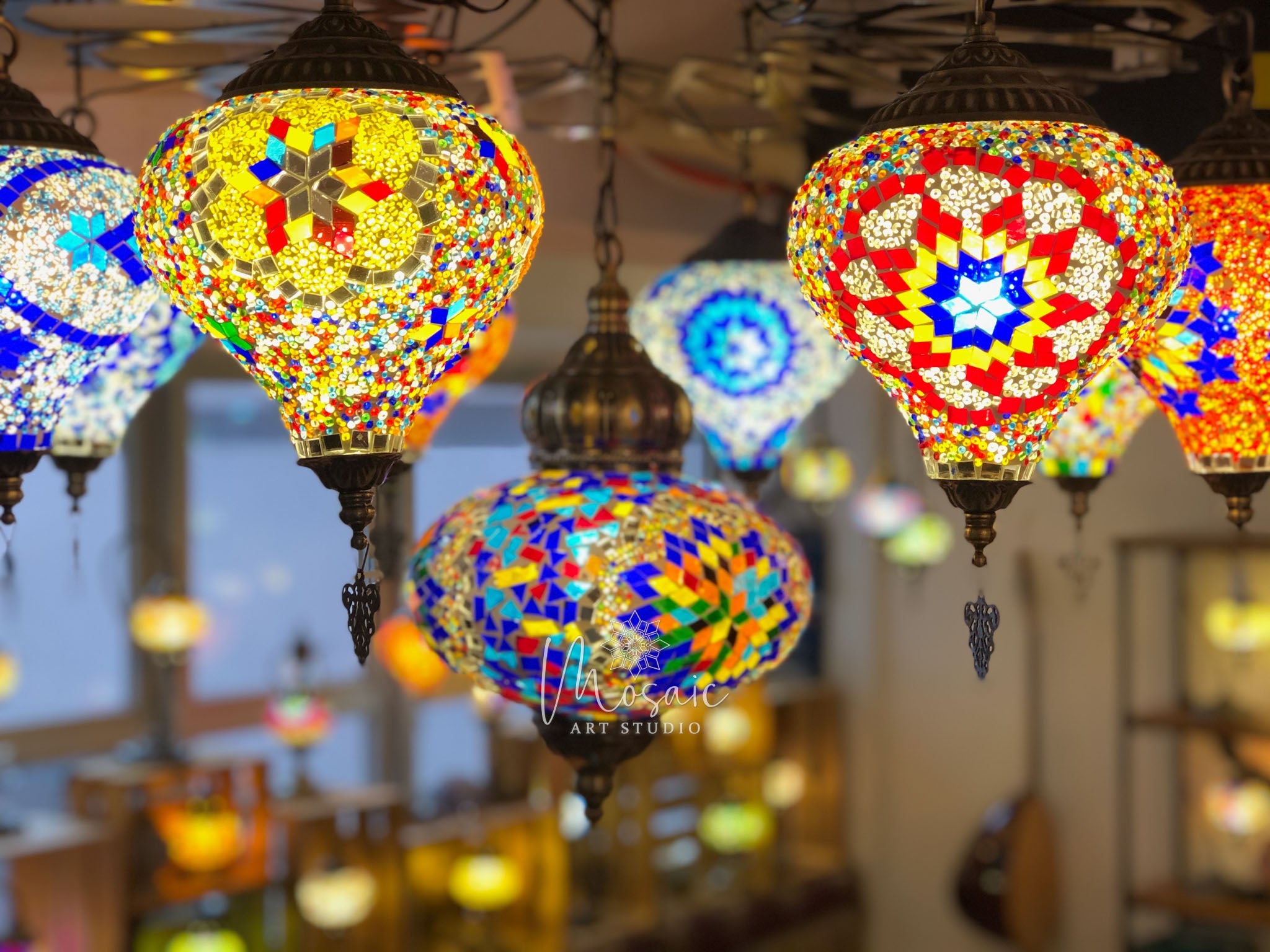 Turkish Mosaic Lamps in Canada | Home Decor Trends & Mosaic Lighting ...