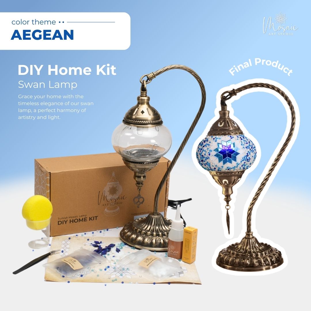 Mosaic Lamp DIY Home Kit