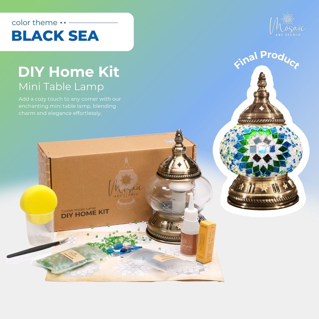 Mosaic Lamp DIY Home Kit