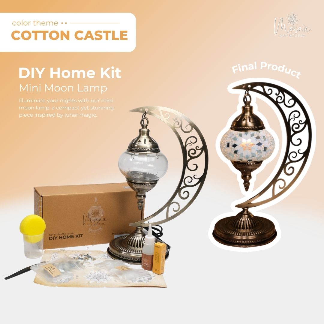 DIY Turkish Mosaic Lamp Kit – Cotton Castle Color Design